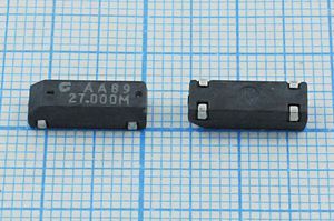 Кварцевый резонатор 27 МГц - 27000 SMD12545P4 30 30 /-40~85C CM309S 3Г Кварцевый резонатор 27 МГц - 27000 SMD12545P4 30 30 /-40~85C CM309S 3Г