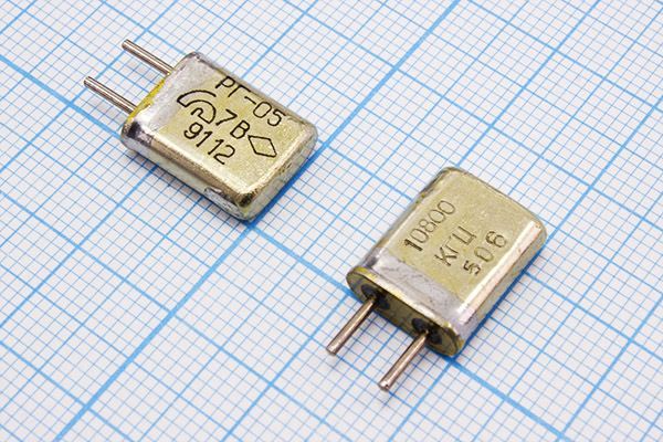 Кварцевый резонатор 10,8 МГц - 10800 HC25U 15 50/-60~85C РГ05МА-14ЕТ 1Г