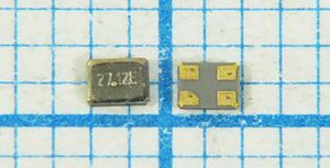 Кварцевый резонатор 27,12 МГц - 27120 SMD01612C4 12 10 30/-40~85C SMD1612 1Г Кварцевый резонатор 27,12 МГц - 27120 SMD01612C4 12 10 30/-40~85C SMD1612 1Г