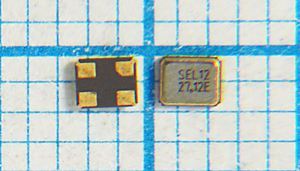 Кварцевый резонатор 27,12 МГц - 27120 SMD02016C4 12 10 30/-40~85C SMD2016 1Г