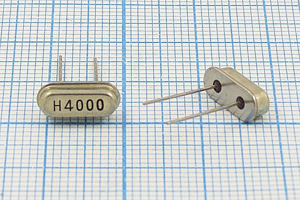 Кварцевый резонатор 4 МГц - 4000 HC49S3 16 1Г (H4000)
