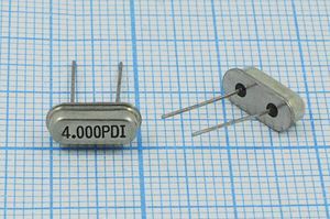 Кварцевый резонатор 4 МГц - 4000 HC49S3 16 L4 1Г (4,000PDI) Кварцевый резонатор 4 МГц - 4000 HC49S3 16 L4 1Г (4,000PDI)