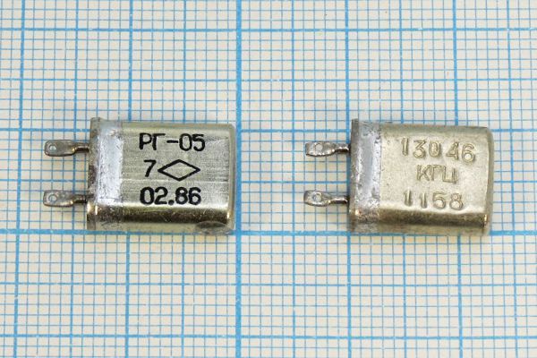 Кварцевый резонатор 13,046 МГц - 13046 МВ 15 50/-60~85C РГ05МВ-14ЕТ 1Г