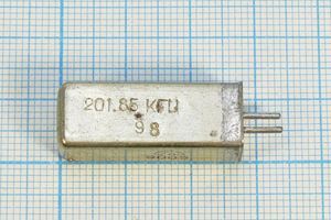 Кварцевый резонатор 0,20185 МГц - 201,85 УД 1Г 11x11x28