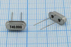 Кварцевый резонатор 40 МГц - 40000 HC49S3 S 30 S 3Г (T40.000) Кварцевый резонатор 40 МГц - 40000 HC49S3 S 30 S 3Г (T40.000)