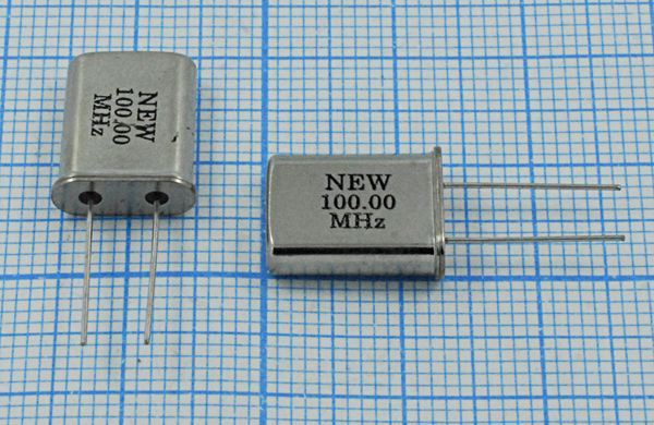 Кварцевый резонатор 100 МГц - 100000 HC49U 16 Aa5 5Г (NEW)
