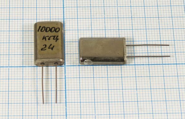 Кварцевый резонатор 10 МГц - 10000 МД1 S 30 1Г увеличен добротность