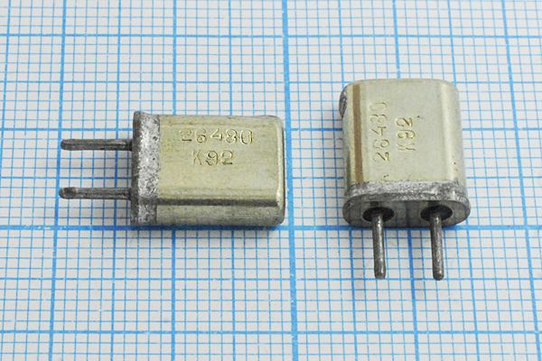 Кварцевый резонатор 26,48 МГц - 26480 HC25U S МА 1Г (26480 К92)