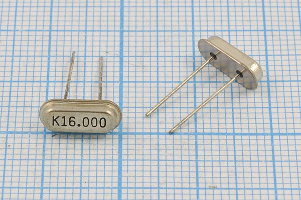Кварцевый резонатор 16 МГц - 16000 HC49S2 18 1Г (K16.000)