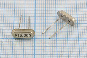 Кварцевый резонатор 16 МГц - 16000 HC49S2 18 1Г (K16.000) Кварцевый резонатор 16 МГц - 16000 HC49S2 18 1Г (K16.000)