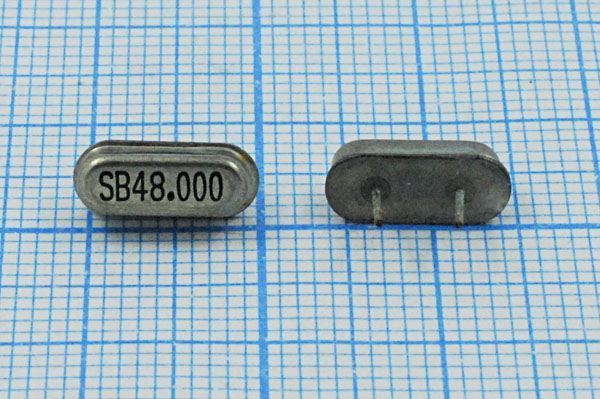 Кварцевый резонатор 48 МГц - 48000 HC49S3 18 ATS-49U 3Г 4мм (SB48.000)