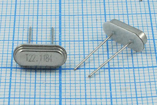 Кварцевый резонатор 22,1184 МГц - 22118,4 HC49S2 16 20 20/-20~70C SS[FT] 1Г +IS