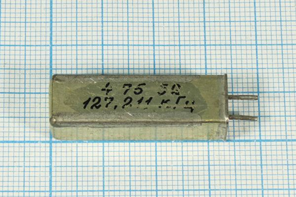 Кварцевый резонатор 0,127211 МГц - 127,211 УЕ 1Г 11x11x34