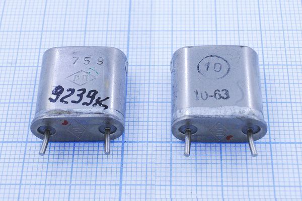 Кварцевый резонатор 9,239 МГц - 9239 HC6U БА 1Г