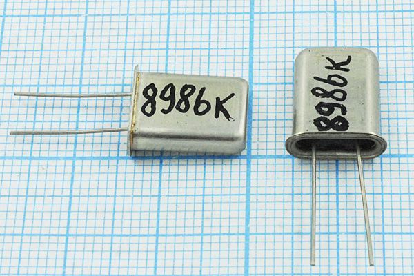 Кварцевый резонатор 8,986 МГц - 8986 HC43U S МД ХСР 1Г