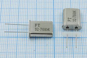 Кварцевый резонатор 32,768 МГц - 32768 HC49U 16 20 20/-20~70C U[FT] 1Г +IS (FT)