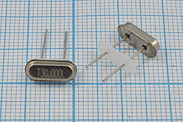 Кварцевый резонатор 30 МГц - 30000 HC49S2 16 20 20/-20~70C SS[FT] 1Г +IS