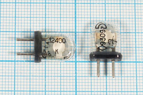 Кварцевый резонатор 12,4 МГц - 12400 КА 5 10/-10~60C К1-4АМ 1Г