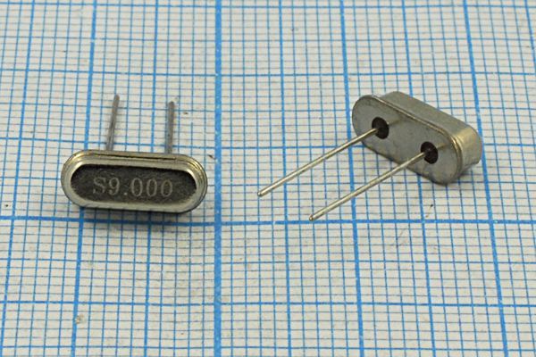 Кварцевый резонатор 9 МГц - 9000 HC49S3 12 30 1Г (S)