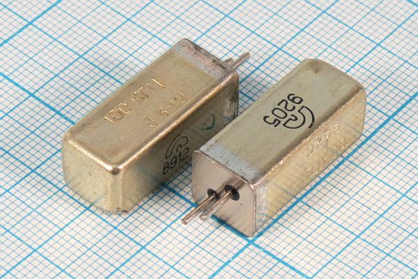 Кварцевый резонатор 0,1 МГц - 100 УГ 1Г 11x11x25