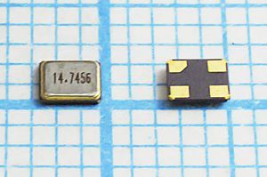 Кварцевый резонатор 14,7456 МГц - 14745,6 SMD02520C4 9 10 /-40~85C SM2S 1Г