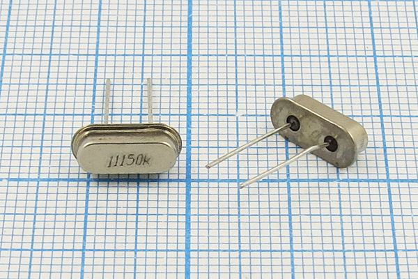 Кварцевый резонатор 11,15 МГц - 11150 HC49S3 S 30 40/-40~70C РП99-8ВТ 1Г