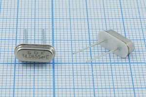 Кварцевый резонатор 14,065 МГц - 14065 HC49S3 S 10 30/-40~85C 49S[SDE] 1Г +IS