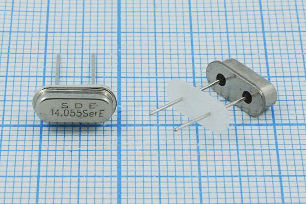 Кварцевый резонатор 14,055 МГц - 14055 HC49S3 S 10 30/-40~85C 49S[SDE] 1Г +IS