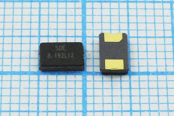 Кварцевый резонатор 8,192 МГц - 8192 SMD05032C2 12 10 30/-40~85C SMG0503(2P) 1Г