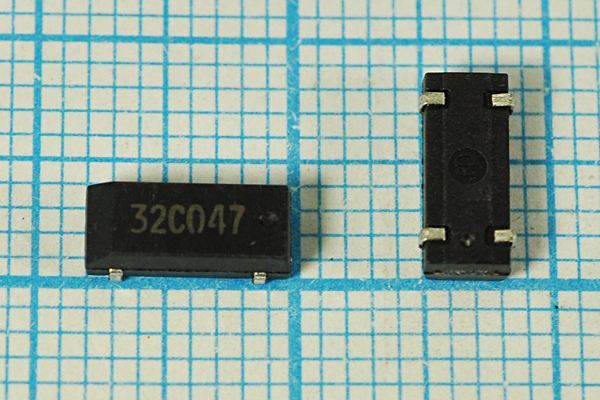 Кварцевый резонатор 0,032768 МГц - 32,768 SMD08038P4 12,5 20 /-40~85C CM200C 1Г