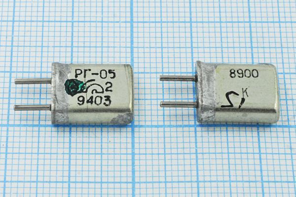 Кварцевый резонатор 8,9 МГц - 8900 HC25U S РГ05МА 1Г