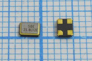 Кварцевый резонатор 25 МГц - 25000 SMD03225C4 12 10 30/-40~85C SMD3225 1Г Кварцевый резонатор 25 МГц - 25000 SMD03225C4 12 10 30/-40~85C SMD3225 1Г