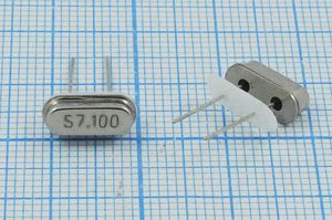 Кварцевый резонатор 7,1 МГц - 7100 HC49S3 S 10 30/-40~85C 49S[SDE] 1Г +IS