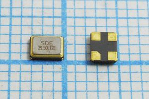 Кварцевый резонатор 29,5 МГц - 29500 SMD03225C4 12 10 30/-40~85C SMD3225 1Г Кварцевый резонатор 29,5 МГц - 29500 SMD03225C4 12 10 30/-40~85C SMD3225 1Г