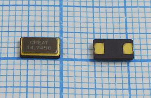 Кварцевый резонатор 14,7456 МГц - 14745,6 SMD06035C2 20 30 GSX631S 1Г (14.7456)