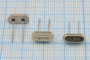 Кварцевый резонатор 13,56 МГц - 13560 HC49S3 20 18 HC49S[MEC] 1Г (разная)