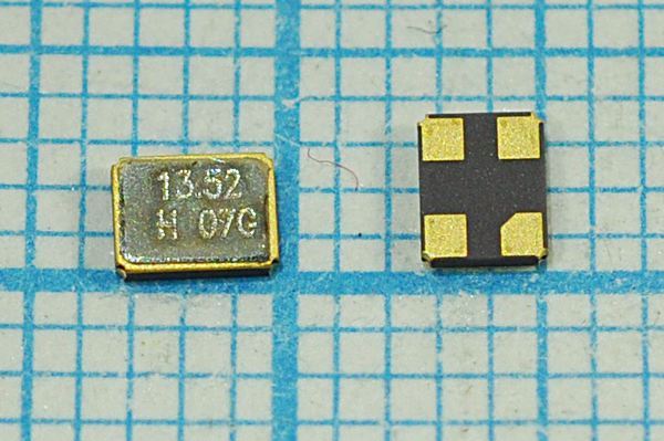 Кварцевый резонатор 13,52127 МГц - 13521,27 SMD03225C4 10 30 30/-20~70C SX3225 1Г