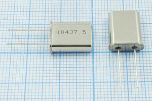 Кварцевый резонатор 10,4375 МГц - 10437,5 HC49U РК374МД 1Г Кварцевый резонатор 10,4375 МГц - 10437,5 HC49U РК374МД 1Г