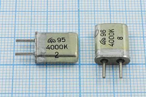 Кварцевый резонатор 4 МГц - 4000 HC25U S МА 1Г