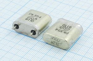 Кварцевый резонатор 4 МГц - 4000 БВ /-10~60C РК354БВ-11АЧ 1Г Кварцевый резонатор 4 МГц - 4000 БВ /-10~60C РК354БВ-11АЧ 1Г
