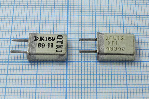 Кварцевый резонатор 10,019 МГц - 10019 HC25U РК169МА 1Г (10019кГц)