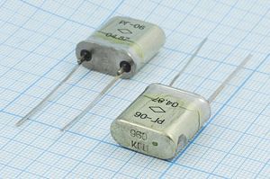 Кварцевый резонатор 0,96 МГц - 960 HC33U S 15 50/-60~85C РГ06ББ-6ДУ 1Г