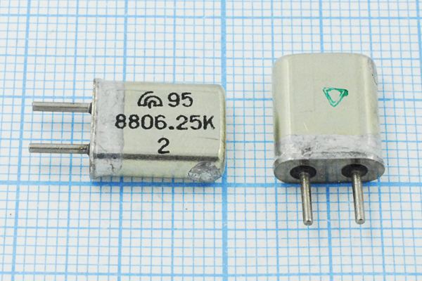 Кварцевый резонатор 8,80625 МГц - 8806,25 HC25U МА 1Г (8806.25К)