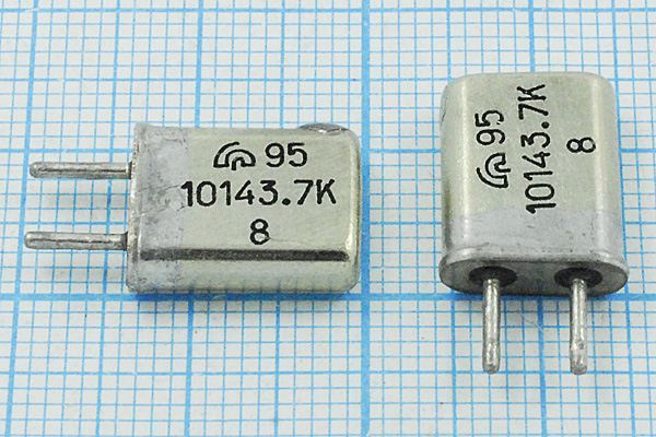 Кварцевый резонатор 10,1437 МГц - 10143,7 HC25U МА 1Г