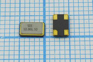 Кварцевый резонатор 12,8 МГц - 12800 SMD05032C4 10 10 30/-40~85C SMD0503(4P)