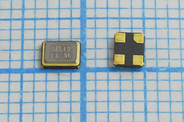 Кварцевый резонатор 13,56 МГц - 13560 SMD03225C4 12 10 30/-40~85C SMD3225 1Г