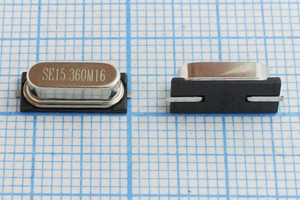 Кварцевый резонатор 15,36 МГц - 15360 SMD49S4 16 20 30/-40~85C 49S-SMD 1Г