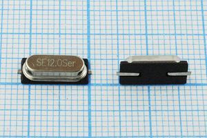 Кварцевый резонатор 12 МГц - 12000 SMD49S3 S 20 30/-40~85C 49S3-SMD 1Г