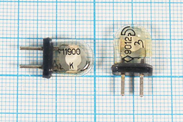Кварцевый резонатор 11,9 МГц - 11900 КА 5 10/-10~60C К1-4АМ 1Г