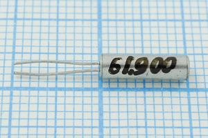 Кварцевый резонатор 0,0619 МГц - 61,900 03x10 S 100 /-30~110C РКТ310 1Г термочувс